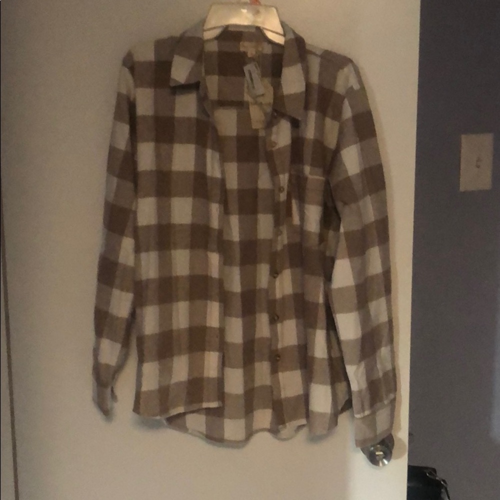 Long sleeve flannel shirt